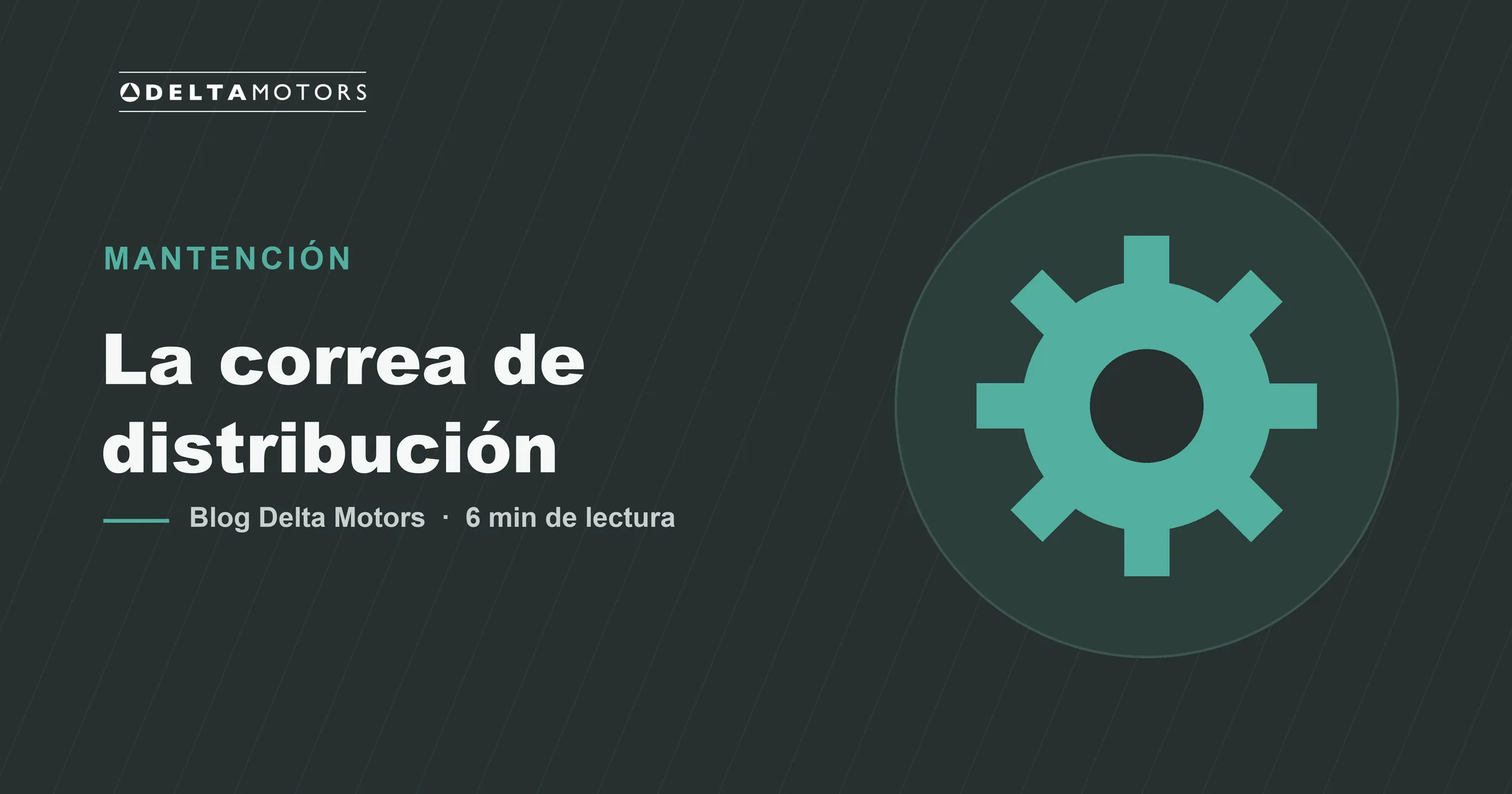 Correa de distribución: qué es, cada cuánto cambiarla y por qué no postergarla